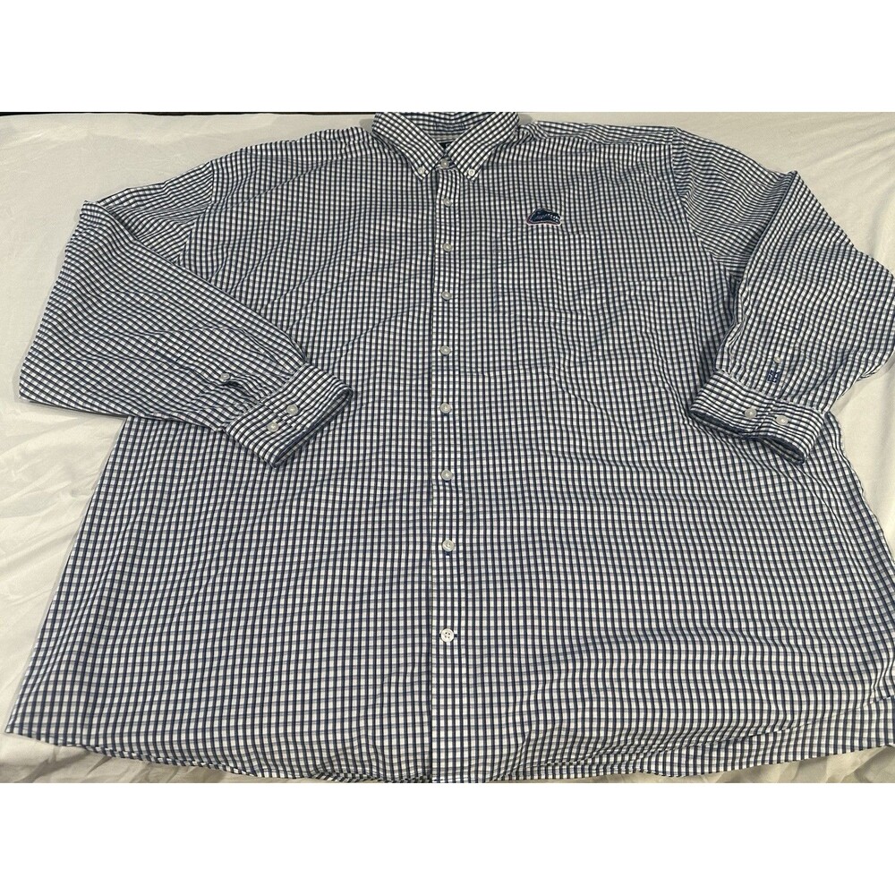 Florida Gators UF Cutter & Buck  4XT Stretch Gingham Button-Down Shirt